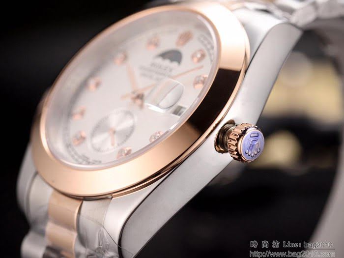 ROLEX勞力士 男士腕表 經典熱賣 高雅品位 全自動機械機芯 真皮錶帶 百搭款手錶  wssb4750